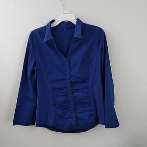 2 set ruched button down tops